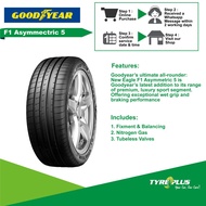 Goodyear Tyres Eagle F1 Asymmetric 5 18" Inch