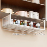 廚房置物架 吊櫃 可伸縮收納櫃 內分層懸掛式掛籃櫥櫃 下掛架 儲物(平行進口）（快遞送貨上門）