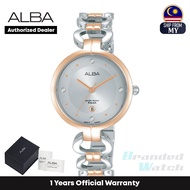 [Official Warranty] Alba AH7AV8X AH7AV8X1 Women's Fashion Gery Dial Stainless Steel Strap Watch