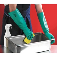 ANSELL, AlphaTec Solvex 37-185, Chemical Glove, Nitrile Material, Size: 8,9,10