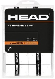 HEAD Xtreme Soft Overgrip, White, 12-Pack 壁球 羽毛球 網球 Sqaush Badminton tennis grip golf racket 球拍