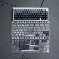 Grey Gradient Keycaps PBT Dye-sub Cherry Profile Keycap Custom Keycaps Compatible with Cherry Gatero