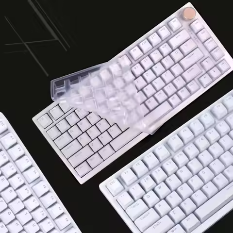 Silicone Keyboard Cover Skin Protector For AJAZZ AK820 / AK820 Pro / Benshou Ak82 82 Keys Wireless B