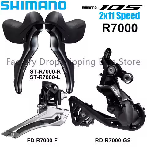 SHIMANO 105 R7000 2x11 Speed Road Bike Groupset ST-R7000 DUAL CONTROL LEVER FD-R7000-F SS GS RD-R700