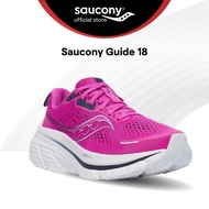 Saucony Guide 18 Road Running Stability Shoes Women's - (FUCHSIA/NAVY) S10998-161