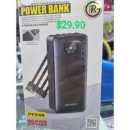 AWEI P134K 20000mAh WITH 4 CABLES POWER BANK
