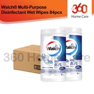 Walch® Multi-Purpose Disinfectant Wet Wipes 84pcs x 12 Rolls