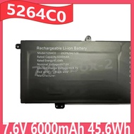 5264C0 7.6V 6000mAh 45.6Wh Laptop Battery For HAIER Leadpie M1 Series 11 Pin 10 Wire