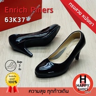 [🥇ของแท้100%🔢ไซส์ 36-41👠ส้น 3 นิ้ว] Enrich Piners รองเท้าคัทชู รองเท้านักศึกษา รองเท้าพิธีการ ผู้หญิ