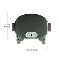 Salorie Alat Pijat Leher ไร้สายพร้อมนวดกดหนักความร้อน4D เครื่องนวดคอไหล่ระบบ Shiatsu ไร้สายหมอนนวดมี