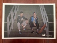 NB newbalance 品牌 明星 名星 模特兒 珍藏明信片 名信片 Post Card (MRT580HA) 鞋子