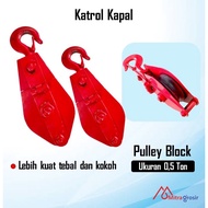 0.5 Ton Strong Building Well Wheel Hoist Pulley 500 Kg Steel Carpenter's Pulley Water Hoist Pulley S