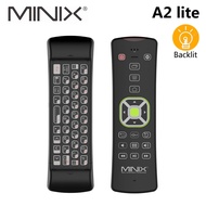 MINIX NEO A2 Lite Backlight Wireless Fly Air Mouse 2.4GHz Gyroscope Smart Remote Control with Keyboard For Android TV Box PC