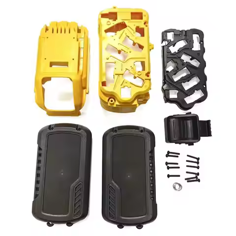 1Set 60V Lithium Battery Casing Housings Screw 15 Cells 21700 DCB606 DCB609 Battery Storage Box Plas