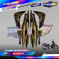 STRIPING VARIASI JUPITER Z ROBOT - ORI STYLE / STICKER LIST MOTOR JUPITER Z ROBOT
