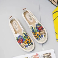 Toms Shoes Espadrille Shoes Canvas Shoes Round Toe Women Shoes