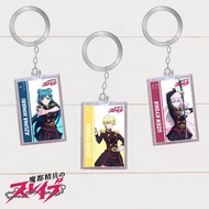 GANTUNGAN Anime Box Keychain Souvenir - Keychain Matougui Seihei no Slave - Izumo Tenka