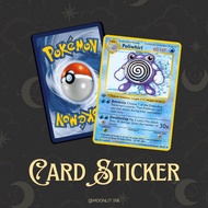 [Pokemon TCG Card Sticker - POLIWHIRL] TnG Sticker / Access Card Sticker / Card Sticker