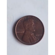 koin amerika one cent lincoln tahun 1920