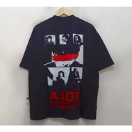 OVERSIZE MUSIC 21 SAVAGE T-SHIRT FULL DARK GREY LOTa TAG & LABEL