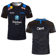 DRX Korea Team 2026 Custom Name DEFT LOL LCK Deft Zeka BeryL Pyosik Kingen T Shirt Men Women E-sport