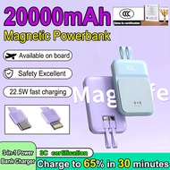 ✅3C certified✅Magnetic power bank 20000mAh wireless power bank Fast charging power bank for camping 