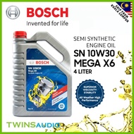 BOSCH Engine Oil SN 10W30 MEGA X6 SEMI SYNTHETIC ENGINE OIL