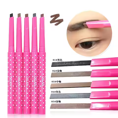 1pc 5 Colors Eyebrow Pencil Professional Beauty Makeup Long-lasting Waterproof Lady Rotating Eyebrow