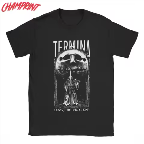 Men Fear And Hunger Termina Kaiser The Yellow King T Shirt Cotton Clothing Funny Short Sleeve Tee Sh