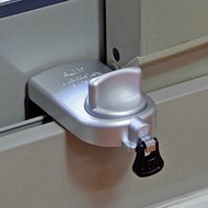 日本GUARD 兒童安全鋁窗落地門鎖_大確保環型(銀)