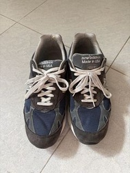 【New Balance 993 Made in USA】灰藍金色復古跑鞋 US12 $400
