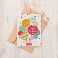 Pintoo Puzzle Card - Birthday Balloons V1042