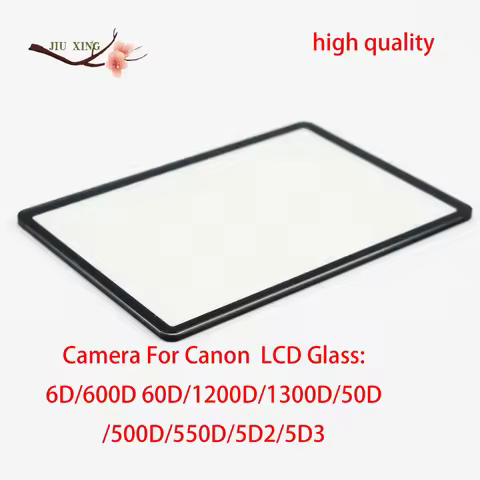 1PCS New LCD Screen Display Top Small Outer Glass Protector Window For Canon 5D2 5D3 6D 7D 60D 70D 6