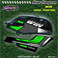 WIN 100 striping sticker WIN 100 HONDA motorbike motorbike sticker variation Racing F-01