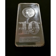 10 oz Morgan Silver Bar