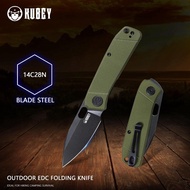 Kubey Hyde Ku2104 Folding Knife G10 Handle And 14C28N Blade With Deep
