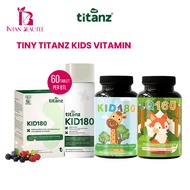 TINY TITANZ KID180+ / KID180 / IQ160 VITAMIN 60 Tablets (untuk kesihatan mata, tingkatkan daya ingat