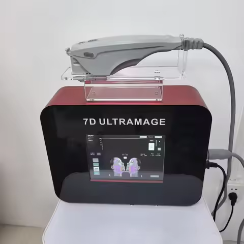 Portable HIFU Ultrasound Machine for Skin Lifting Firming Anti-Aging Wrinkle Reduction Facial Contou