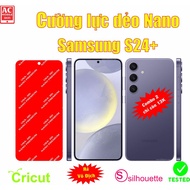 Toughened flexible phone screen protector for Samsung S24+ (S24 Plus)