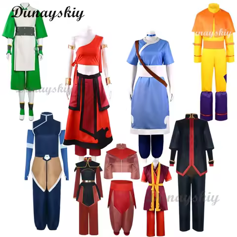 Avatar The Last Airbender Prince Zuko Princess Azula Mai Cosplay Costume Anime Fire Nation Aang Korr