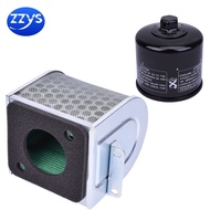 Motorcycle Air Filter and External Oil Filter Set For Honda CB500 F X CBR500 R 2013-2018 CB400 X CBR