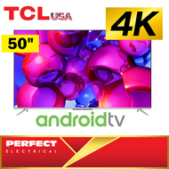 TCL 50" Android LED TV 4K UHD HDR10 50P715 Smart AI Google Assistant Dolby Vision &amp; Atmos (Support 5G Network)