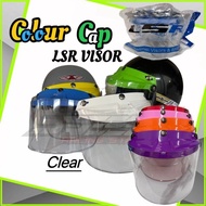 LSR VISOR COLOUR CAP VISOR CLEAR FOR HELMET MHR MS88 SGV APOLLO