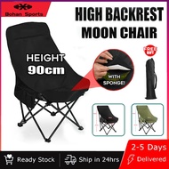 Portable Camping Chair Foldable Moon Stool Outdoor Camping Chair Fishing Picnic Chair
