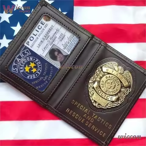 6'h\b/5;e,8\v,5/azxa~ Resident Cos Evil Leon Chris Jill Ada Rebecca Metal ID S.T.A.R.S. Police Badge