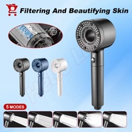 5 Modes High Pressure Shower Head filter shower head shower head filter shower head set One-button s