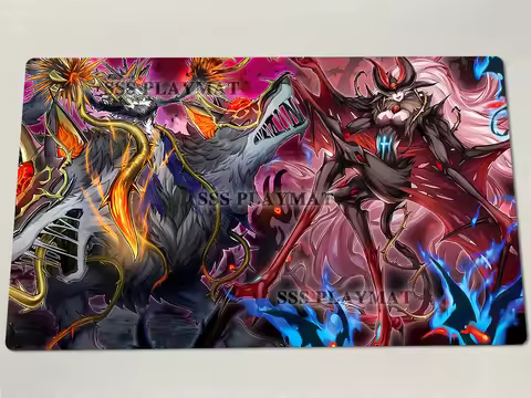 YuGiOh Playmat Azamina Mu Rcielago TCG Mat Azamina Ilia Silvia CCG Board Game Pad Trading Card Game