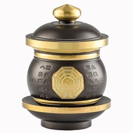 Pure Copper Taoist Water Cup Household Indoor Tai Chi Gossip Scripture Purification Worship Large Si