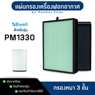 แผ่นกรองอากาศ Bwell รุ่น PM1330 ชุดไส้กรองฟอกอากาศ Bwell Air Purifier Replacement Filter