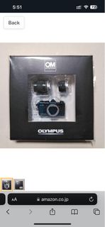 Olympus OM-1 miniature keychain 1/4 scale 模型 可換鏡頭 聖誕 抽獎 禮物之選